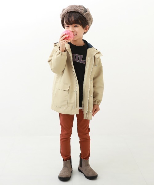 devirock(デビロック)の「洗える 撥水 3WAYマウンテンパーカー(マウンテンパーカー・キッズ・ベージュ/グリーン系その他/ブルー系その他・100cm/110cm/120cm/130cm/140cm/150cm/160cm)」の5枚目の写真