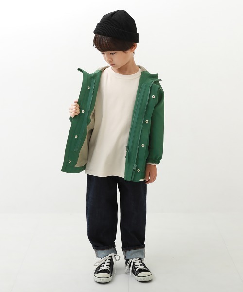 devirock(デビロック)の「洗える 撥水 3WAYマウンテンパーカー(マウンテンパーカー・キッズ・ベージュ/グリーン系その他/ブルー系その他・100cm/110cm/120cm/130cm/140cm/150cm/160cm)」の9枚目の写真