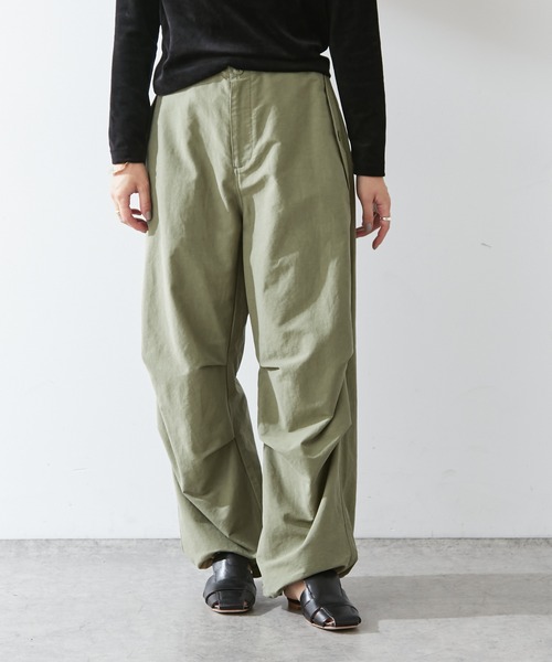 Omekashi（オメカシ）の「【earthy_】パラシュートパンツ（その他パンツ・レディース・ブラック/カーキ/ベージュ/ホワイト・FREE）」の8枚目の写真