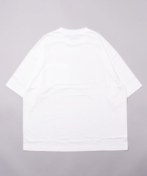 A4A(エーフォーエー)の「A4A/エーフォーエー/強撚糸ラウンドポケット半袖Tシャツ(Tシャツ/カットソー・メンズ・ホワイト/ブラック/ブルー/グリーン・M/L)」の5枚目の写真