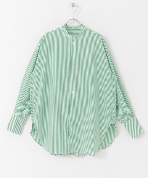 SENSE OF PLACE by URBAN RESEARCH(センスオブプレイスバイアーバンリサーチ)の「カラーコクーンスリーブシャツ(シャツ/ブラウス・レディース・ライトブルー/オフホワイト/ピンク/グリーン系その他/ブルー系その他/イエロー系その他/ピンク系その他・ONE)」の21枚目の写真