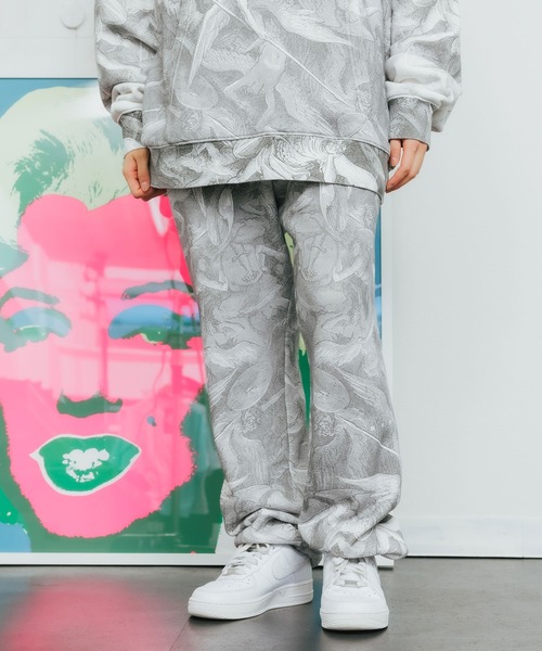 STAMPD(スタンプド)の「STAMPD/スタンプド Angels Sweatpant スウェットパンツ 総柄(スウェットパンツ・メンズ・グレー・L/XL/M)」の7枚目の写真