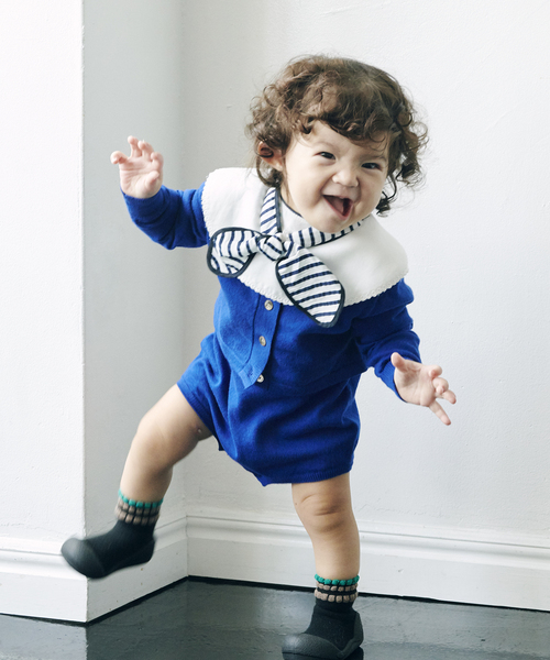 IENA ENFANT（イエナアンファン）の「【MARLMARL】別注 bibs ストライプ（baby）（スタイ/よだれかけ・キッズ・ネイビー・FREE）」の11枚目の写真