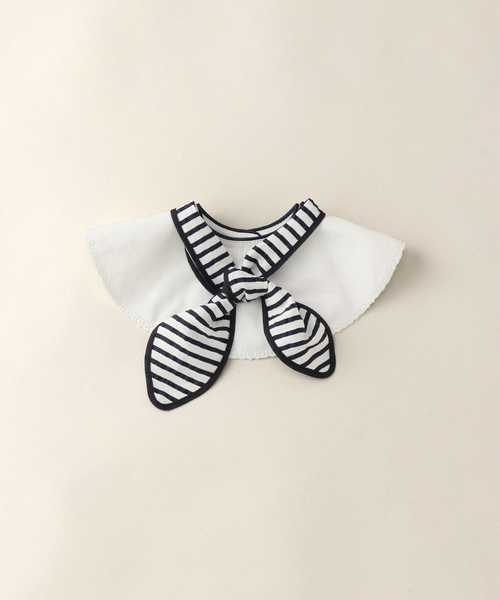 IENA ENFANT（イエナアンファン）の「【MARLMARL】別注 bibs ストライプ（baby）（スタイ/よだれかけ・キッズ・ネイビー・FREE）」の12枚目の写真