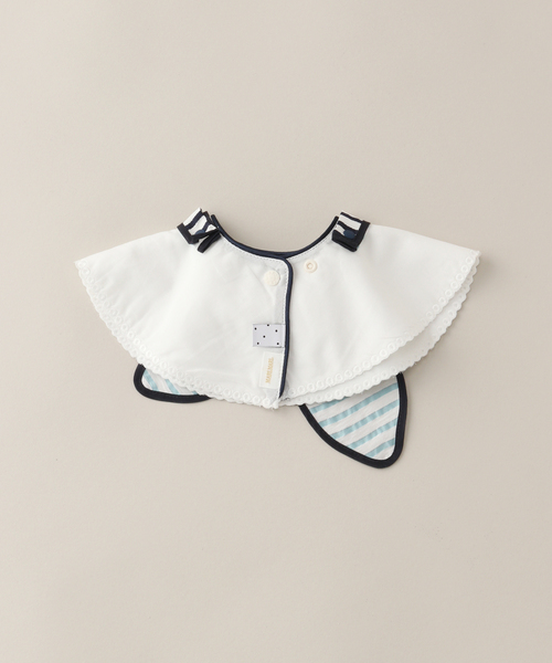 IENA ENFANT（イエナアンファン）の「【MARLMARL】別注 bibs ストライプ（baby）（スタイ/よだれかけ・キッズ・ネイビー・FREE）」の13枚目の写真