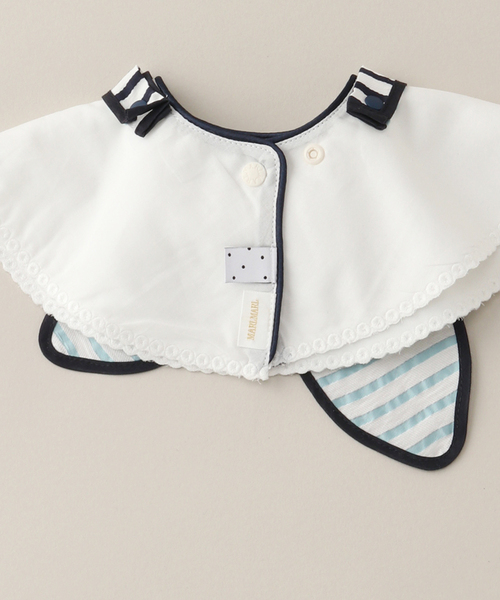IENA ENFANT（イエナアンファン）の「【MARLMARL】別注 bibs ストライプ（baby）（スタイ/よだれかけ・キッズ・ネイビー・FREE）」の15枚目の写真