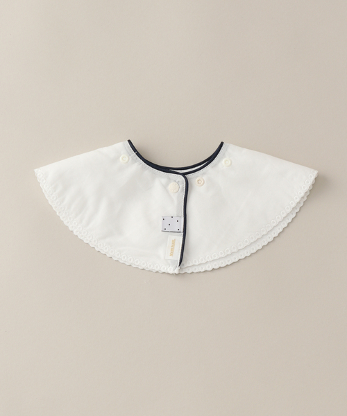 IENA ENFANT（イエナアンファン）の「【MARLMARL】別注 bibs ストライプ（baby）（スタイ/よだれかけ・キッズ・ネイビー・FREE）」の3枚目の写真