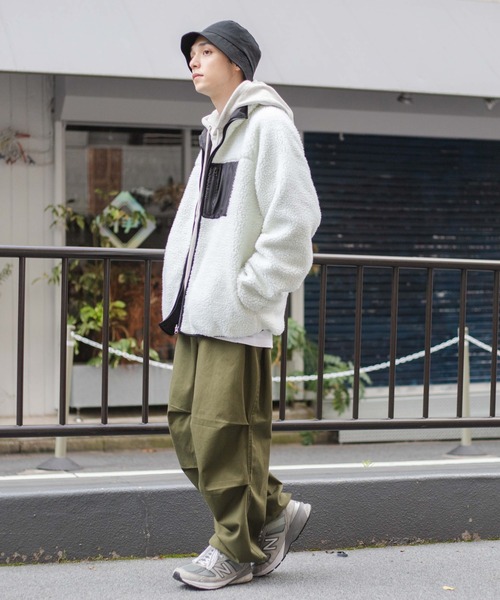 WEGO（ウィゴー）の「WEGO/リバーシブル ボアブルゾン（ブルゾン・メンズ・ホワイト/ブラック/パープル・LARGE/MEDIUM/X-LARGE）」の18枚目の写真