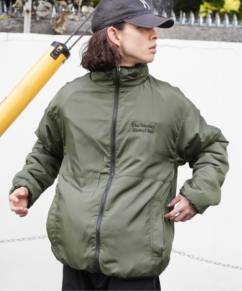 WEGO（ウィゴー）の「WEGO/リバーシブル ボアブルゾン（ブルゾン・メンズ・ホワイト/ブラック/パープル・LARGE/MEDIUM/X-LARGE）」の8枚目の写真