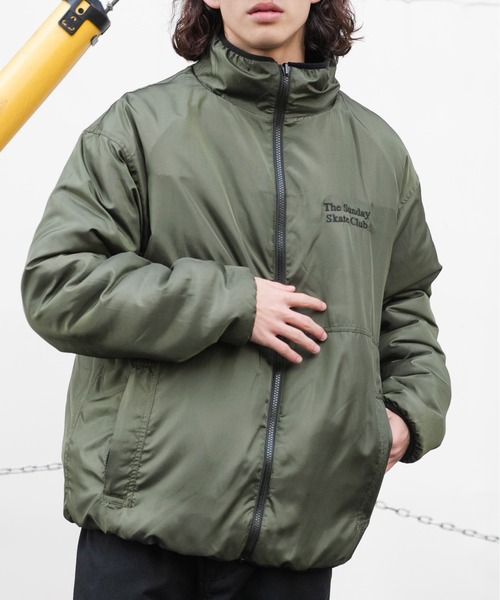 WEGO（ウィゴー）の「WEGO/リバーシブル ボアブルゾン（ブルゾン・メンズ・ホワイト/ブラック/パープル・LARGE/MEDIUM/X-LARGE）」の7枚目の写真