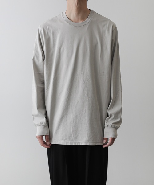 ATTACHMENT(アタッチメント)の「59/2 コンパクト天竺 L/S TEE / COMPACT YARN CO JERSEY L/S TEE(Tシャツ/カットソー・メンズ・イエロー系その他/ホワイト/ブラック/ライトベージュ・2/1/3)」の14枚目の写真