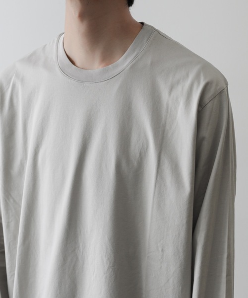 ATTACHMENT(アタッチメント)の「59/2 コンパクト天竺 L/S TEE / COMPACT YARN CO JERSEY L/S TEE(Tシャツ/カットソー・メンズ・イエロー系その他/ホワイト/ブラック/ライトベージュ・2/1/3)」の18枚目の写真