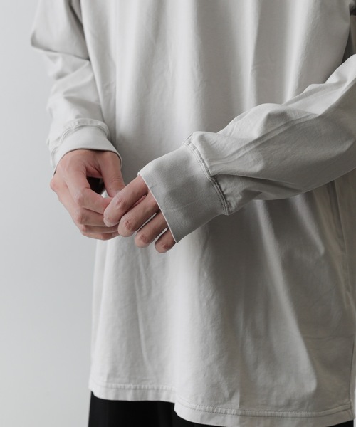 ATTACHMENT(アタッチメント)の「59/2 コンパクト天竺 L/S TEE / COMPACT YARN CO JERSEY L/S TEE(Tシャツ/カットソー・メンズ・イエロー系その他/ホワイト/ブラック/ライトベージュ・2/1/3)」の19枚目の写真