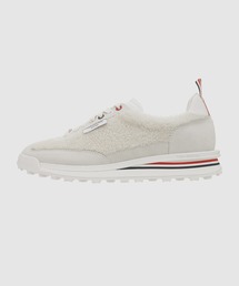 THOM BROWNE | TECH RUNNER W/ RWB LACE LOOPS IN SHEARLING(スニーカー)