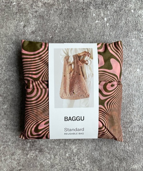 値下！BAGGU オールレザー　ブラウン　エコバッグ BAGGU オールレザー ブラウン エコバッグ バッグ