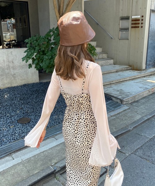 one after another NICE CLAUP(ワンアフターアナザーナイスクラップ)の「Iラインスリットキャミワンピース(ワンピース・レディース・ホワイト系その他/ブラック/ブラウン系その他/グレー系その他・SMALL/MEDIUM)」の19枚目の写真