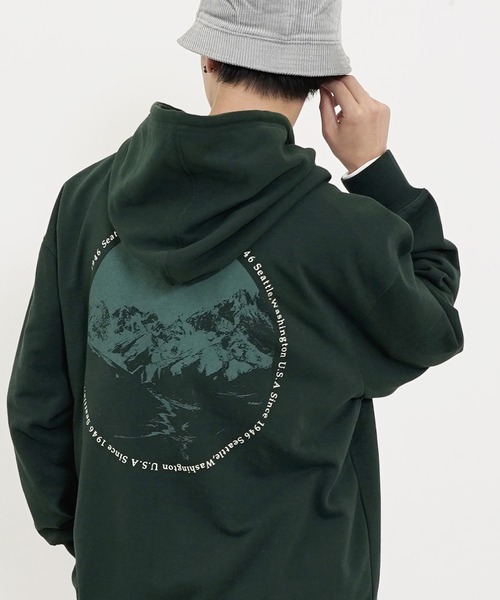 GERRY(ジェリー)の「GERRY / ジェリー 別注 コラボ オーバーサイズ 裏毛 スウェット プルオーバー パーカー(パーカー・メンズ・ブラック系その他/グレー系その他/ベージュ系その他/グリーン系その他/ブラック系その他2/ブラック系その他3/グレー系その他2/グレー系その他3/ベージュ系その他2/ベージュ系その他3/グリーン系その他2/グリーン系その他3・FREE)」の11枚目の写真