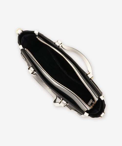 SAMANTHAVEGA(サマンサベガ)の「シンプルビジューA4トートバッグ(トートバッグ・レディース・オフホワイト/グレイッシュベージュ/ブラック/ピンクベージュ・FREE)」の22枚目の写真