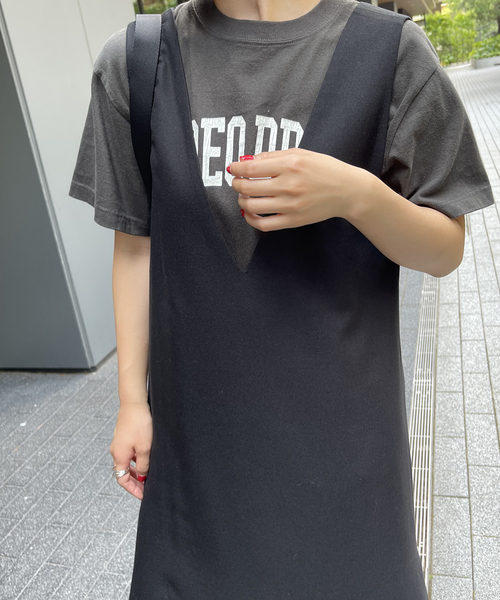 Spick & Span（スピックアンドスパン）の「Vネックフレアワンピース（ワンピース・レディース・ブラック/ベージュ/ブラウン・FREE）」の15枚目の写真