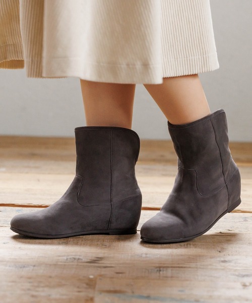 HIMIKO(ヒミコ)の「【HIMIKO】2WAYファーブーツ【撥水】/621418(ブーツ・レディース・ブラック/ベージュ系その他4/ダークグレー・21.5cm/22.0cm/22.5cm/23.0cm/23.5cm/24.0cm/24.5cm/25.0cm/25.5cm/26.0cm)」の13枚目の写真