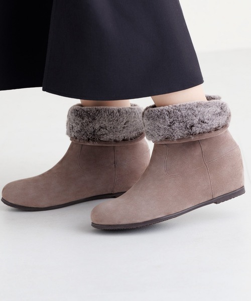 HIMIKO(ヒミコ)の「【HIMIKO】2WAYファーブーツ【撥水】/621418(ブーツ・レディース・ブラック/ベージュ系その他4/ダークグレー・21.5cm/22.0cm/22.5cm/23.0cm/23.5cm/24.0cm/24.5cm/25.0cm/25.5cm/26.0cm)」の17枚目の写真