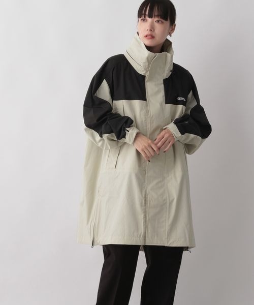 LOWRYS FARM（ローリーズファーム）の「ＧＥＲＲＹパネルマウンテンパーカー　165736（マウンテンパーカー・メンズ・ベージュ/オフホワイト・MEDIUM/LARGE）」の2枚目の写真