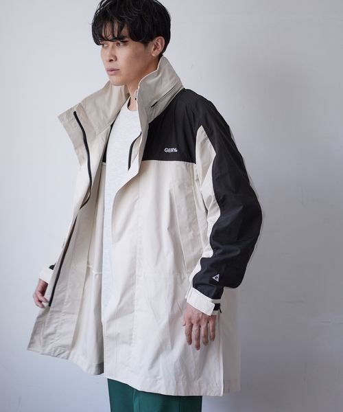 LOWRYS FARM（ローリーズファーム）の「ＧＥＲＲＹパネルマウンテンパーカー　165736（マウンテンパーカー・メンズ・ベージュ/オフホワイト・MEDIUM/LARGE）」の19枚目の写真