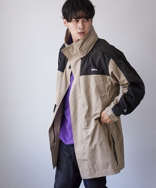 LOWRYS FARM（ローリーズファーム）の「ＧＥＲＲＹパネルマウンテンパーカー　165736（マウンテンパーカー・メンズ・ベージュ/オフホワイト・MEDIUM/LARGE）」の7枚目の写真