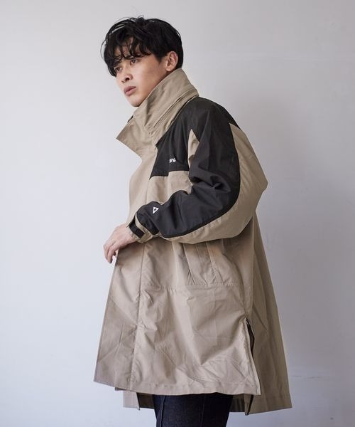 LOWRYS FARM（ローリーズファーム）の「ＧＥＲＲＹパネルマウンテンパーカー　165736（マウンテンパーカー・メンズ・ベージュ/オフホワイト・MEDIUM/LARGE）」の14枚目の写真