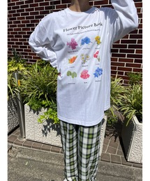 WC | フラワープリントロンT(Tシャツ/カットソー)