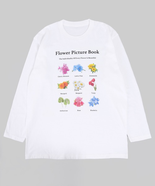 WC（ダブル シー）の「フラワープリントロンT（Tシャツ/カットソー・レディース・ブラック/ピンク・FREE）」の9枚目の写真