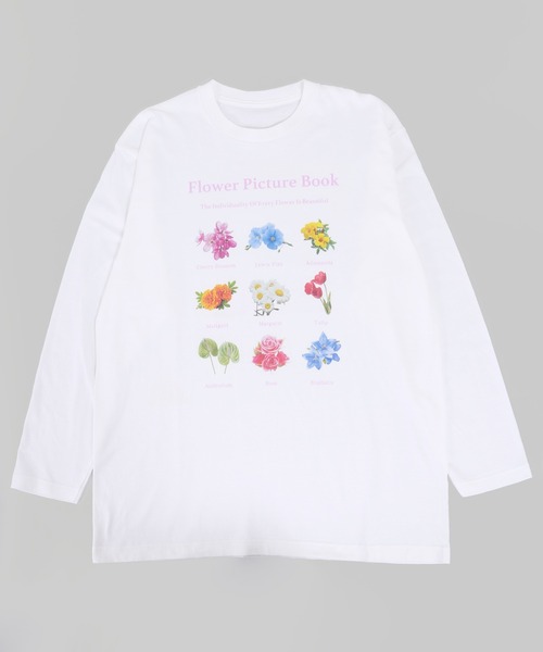 WC（ダブル シー）の「フラワープリントロンT（Tシャツ/カットソー・レディース・ブラック/ピンク・FREE）」の10枚目の写真