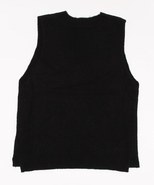ibeul_（イベール）の「Vネックベスト（ニット/セーター・レディース・アイボリー/ブラック/グレー/ベージュ・FREE）」の9枚目の写真