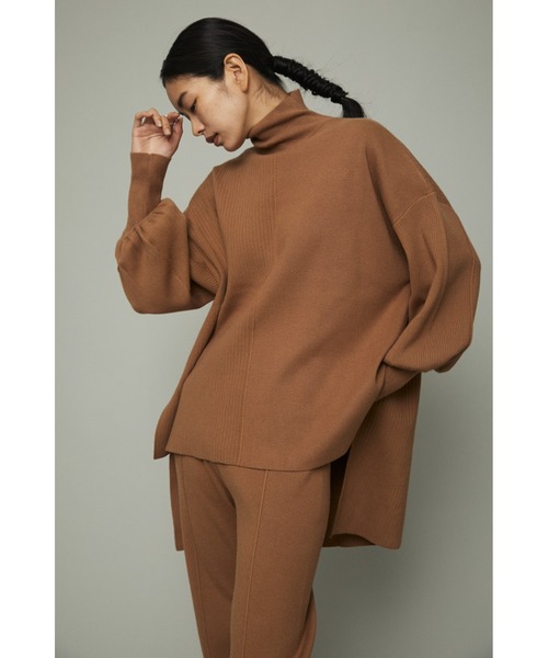 Knit poncho