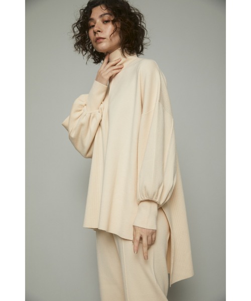 Knit poncho