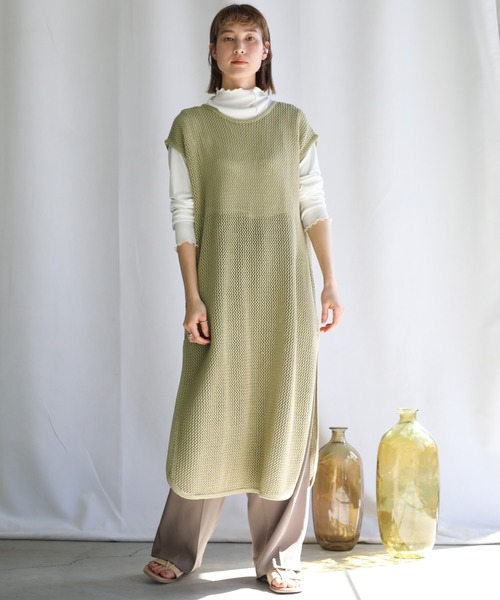 セール ブランド古着 ノースリーブニット ニット セーター Select Moca セレクトモカ のファッション通販 Zozoused