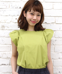 Kastane | 【Kastane】袖ギャザーブラウス(シャツ/ブラウス)