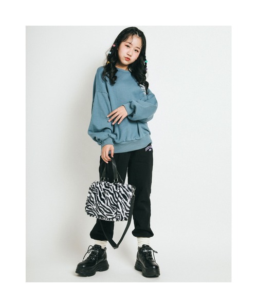 ZIDDY（ジディ）の「ZIDDY/2WAYフェイクファーショルダーバッグ（ショルダーバッグ・キッズ・ベージュ/ブラック系その他・ONESIZE）」の12枚目の写真