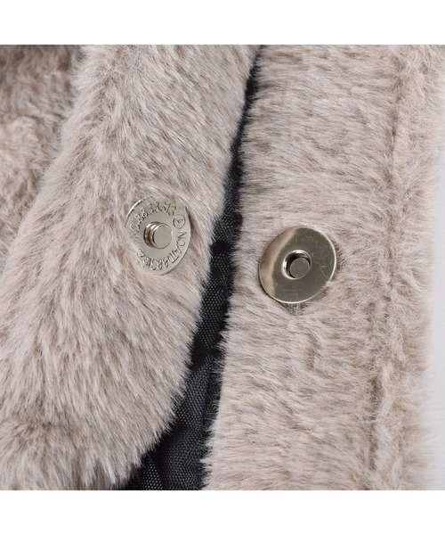 ZIDDY（ジディ）の「ZIDDY/2WAYフェイクファーショルダーバッグ（ショルダーバッグ・キッズ・ベージュ/ブラック系その他・ONESIZE）」の22枚目の写真