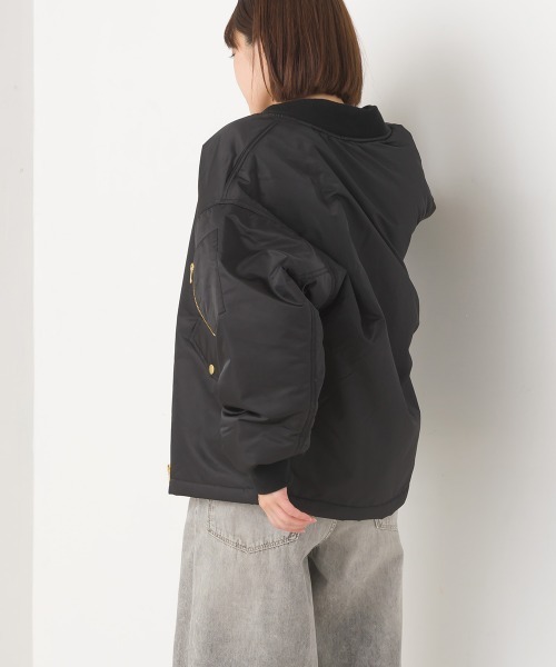 ナイロンツイルMA-1ブルゾン（ブルゾン）｜OMNES（オムネス）の