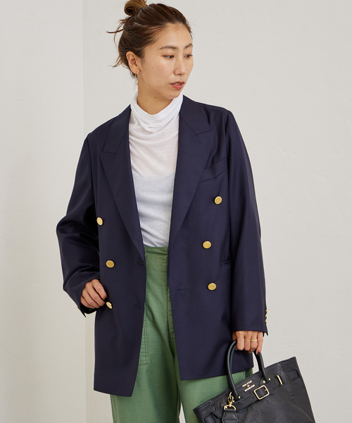FRAMeWORK(フレームワーク)の「【COUTURE D`ADAM/クチュールドアダム】OVERSIZED BLAZER Double ジャケット(テーラードジャケット・レディース・ネイビー・FREE)」の16枚目の写真