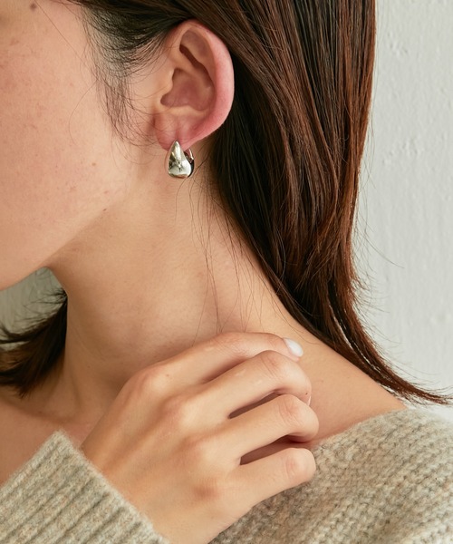 PAPILLONNER(パピヨネ)の「バルーンピアス/PAPILLONNER/パピヨネ(ピアス(両耳用)・レディース・シルバー/ゴールド・FREE)」の4枚目の写真