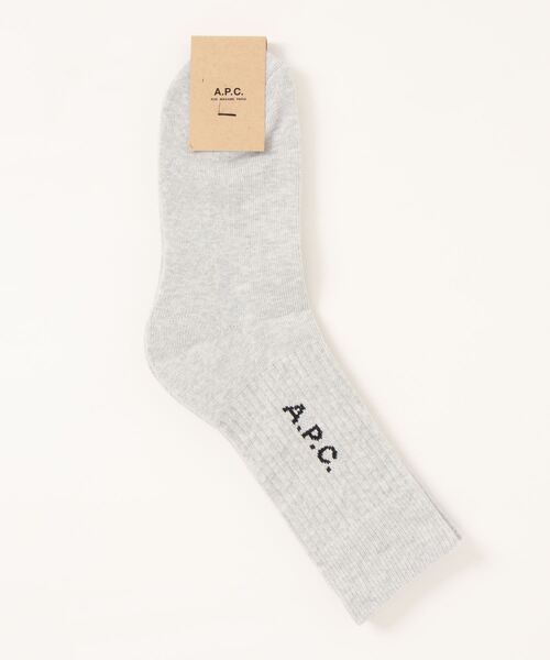 A.P.C.（アーペーセー）の「WILL F ソックス（ソックス/靴下・レディース・ブラック/キナリ/グレー・ONESIZE）」の3枚目の写真
