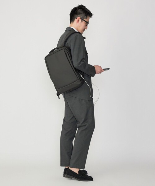 SHIPS（シップス）の「【WEB限定】SHIPS: ビジネスカジュアル バックパック（バックパック/リュック・メンズ・ブラック/グレー・ONE SIZE）」の13枚目の写真