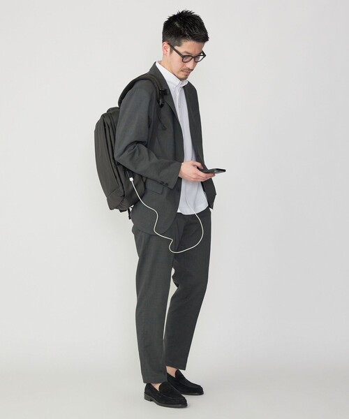 SHIPS（シップス）の「【WEB限定】SHIPS: ビジネスカジュアル バックパック（バックパック/リュック・メンズ・ブラック/グレー・ONE SIZE）」の9枚目の写真