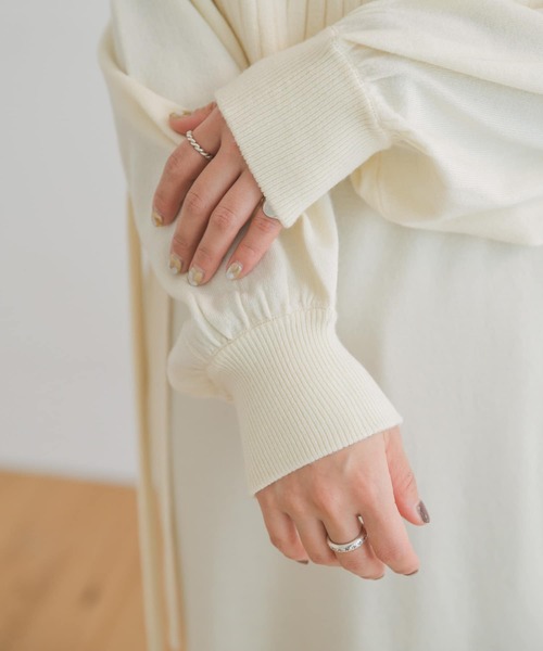 ITEMS URBANRESEARCH（アイテムズ アーバンリサーチ）の「リブベストセットワンピース（ワンピース・レディース・ホワイト/ブラック/グリーン・FREE）」の14枚目の写真