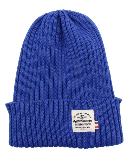 CIAOPANIC（チャオパニック）の「【Ciaopanic】　コットンニット帽（ニットキャップ/ビーニー・レディース・ホワイト/グレー/ベージュ/ブルー・FREE）」の4枚目の写真