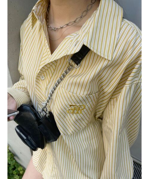 EVRIS（エヴリス）の「ERオーバーサイズシャツ（シャツ/ブラウス・レディース・ホワイト/イエロー/グリーン/ブルー・FREE）」の15枚目の写真