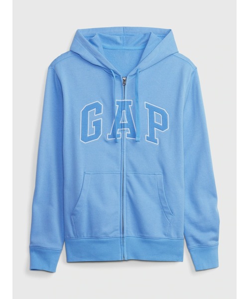GAP(ギャップ)の「GAPアーチロゴ フレンチテリーフルジップパーカー(ユニセックス)(パーカー・メンズ・ブラック/ブルー/グレー/ホワイト/ベージュ/ネイビー・XS/S/M/L/XL)」の10枚目の写真