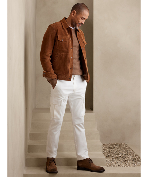 Banana Republic(バナナリパブリック)の「トラベラー カーゴパンツ(カーゴパンツ・メンズ・ベージュ/グリーン/ホワイト・28/29/30/31/32/33/34)」の1枚目の写真